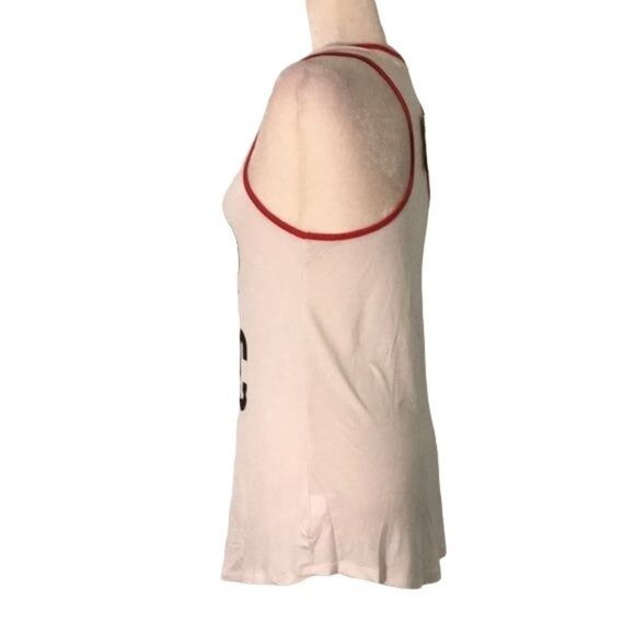 About a Girl Guacamole Racerback Tank Top M White Sleeveless Funny Athletic NEW - Picture 3 of 6